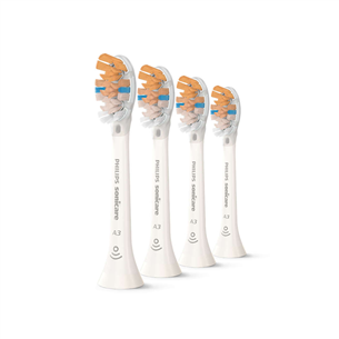 Philips Sonicare A3 Premium All-in-One, 4 vnt., white - Dantų šepetėlių antgaliai Prekė - HX9094/10 HX9094/10