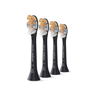 Philips Sonicare A3 Premium All-in-One, 4 vnt., black - Dantų šepetėlių antgaliai Prekė - HX9094/11 HX9094/11