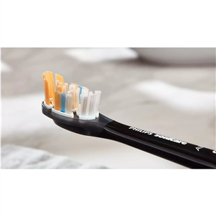 Philips Sonicare A3 Premium All-in-One, 4 vnt., black - Dantų šepetėlių antgaliai Prekė - HX9094/11