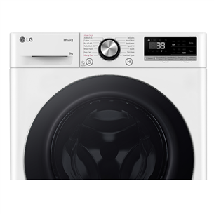 LG, TurboWash, 8 kg, gylis 47,5 cm, 1200 rpm - Skalbimo mašina Prekė - F2WR708S3W.ABWQPMR