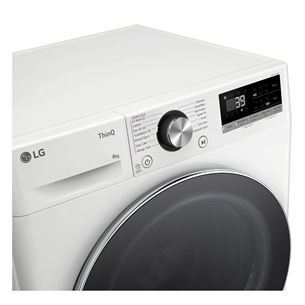 LG, TurboWash, 8 kg, gylis 47,5 cm, 1200 rpm - Skalbimo mašina Prekė - F2WR708S3W.ABWQPMR