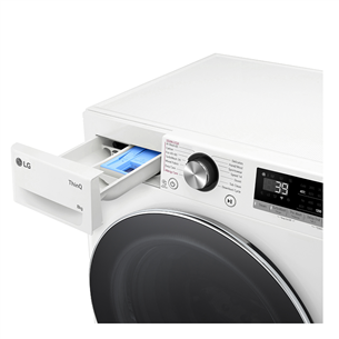 LG, TurboWash, 8 kg, gylis 47,5 cm, 1200 rpm - Skalbimo mašina Prekė - F2WR708S3W.ABWQPMR