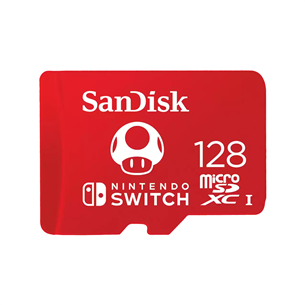 SanDisk microSDXC card for Nintendo Switch, 128 GB - Memory card Item - SDSQXAO-128G-GNCZN SDSQXAO-128G-GNCZN