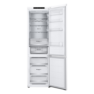LG, NoFrost, 387 L, 203 cm, white - Šaldytuvas Prekė - GBV5240DSW.ASWQEUR