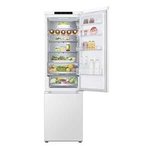 LG, NoFrost, 387 L, 203 cm, white - Šaldytuvas Prekė - GBV5240DSW.ASWQEUR