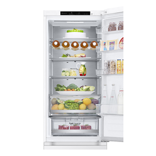 LG, NoFrost, 387 L, 203 cm, white - Šaldytuvas Prekė - GBV5240DSW.ASWQEUR