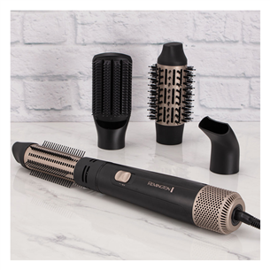 Remington Blow Dry and Style Caring, 1000 W, black/gold - Plaukų formavimo šukos Prekė - AS7500