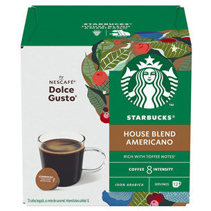 Starbucks Nescafe Dolce Gusto House Blend Americano - Coffee capsules Item - 7613036989268 7613036989268