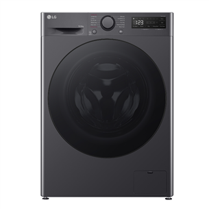 LG, 10 kg / 6 kg, depth 56,5 cm, 1400 rpm, black - Skalbimo mašina - džiovyklė Prekė - F4DR510S2M.AMBQPMR F4DR510S2M.AMBQPMR