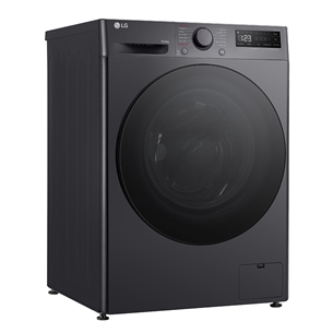 LG, 10 kg / 6 kg, depth 56,5 cm, 1400 rpm, black - Washer-dryer combo Item - F4DR510S2M.AMBQPMR