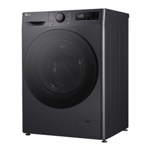 LG, 10 kg / 6 kg, depth 56,5 cm, 1400 rpm, black - Washer-dryer combo Item - F4DR510S2M.AMBQPMR