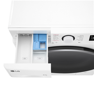 LG, 8 kg / 5 kg, depth 47,5 cm, 1200 rpm - Skalbimo mašina - džiovyklė Prekė - F2DR508S1W.ABWQPMR