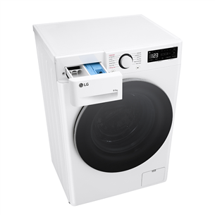 LG, 8 kg / 5 kg, depth 47,5 cm, 1200 rpm - Skalbimo mašina - džiovyklė Prekė - F2DR508S1W.ABWQPMR