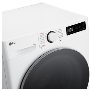 LG, 8 kg / 5 kg, depth 47,5 cm, 1200 rpm - Skalbimo mašina - džiovyklė Prekė - F2DR508S1W.ABWQPMR