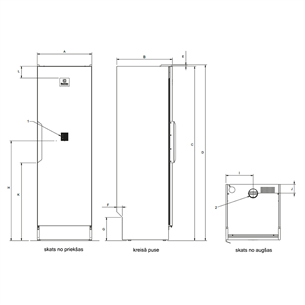 Electrolux Professional, 4 kg, white - Drabužių džiovinimo spinta Prekė - 988704014