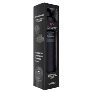 Kambukka, Etna 500 ml, black, giftbox - Termo puodelis +nusukamas dangtelis Prekė - 11-01052 11-01052