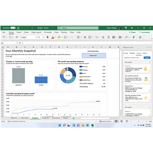 Microsoft 365 Personal, подписка на 12 месяцев, 1 пользователь / 5 устройств, 1 ТБ OneDrive, ENG - Программное обеспечение Товар - QQ2-01897