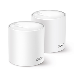 TP-Link Deco X50, WiFi 6, mesh, 2 шт., белый - WiFi-роутер Товар - DECO-X50-2-PACK DECO-X50-2-PACK