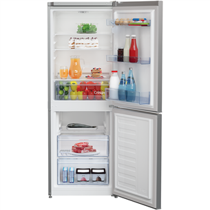 Beko, 229 L, 153 cm, silver - Refrigerator Item - RCSA240K40SN