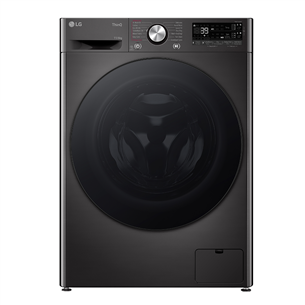 LG, 11 kg / 6 kg, depth 56,5 cm, 1400 rpm, black - Washer-dryer combo Item - F4DR711S2BA.APBQPMR F4DR711S2BA.APBQPMR