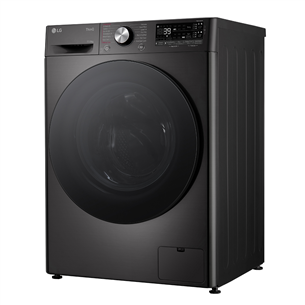 LG, 11 kg / 6 kg, depth 56,5 cm, 1400 rpm, black - Washer-dryer combo Item - F4DR711S2BA.APBQPMR