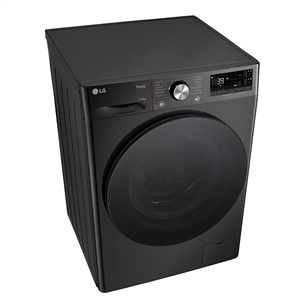 LG, 11 kg / 6 kg, depth 56,5 cm, 1400 rpm, black - Washer-dryer combo Item - F4DR711S2BA.APBQPMR