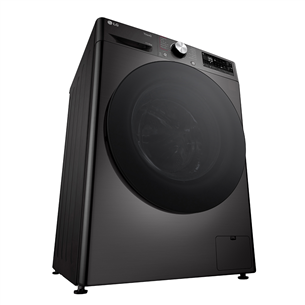 LG, 11 kg / 6 kg, depth 56,5 cm, 1400 rpm, black - Washer-dryer combo Item - F4DR711S2BA.APBQPMR