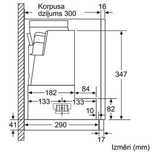 Bosch, 728 m³/h, width 59.8 cm, silver - Built-in Cooker Hood Item - DFS067A51