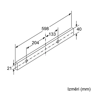Bosch, 728 m³/h, width 59.8 cm, silver - Built-in Cooker Hood Item - DFS067A51