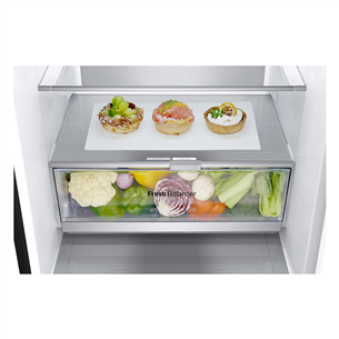 LG, NoFrost, 387 L, 203 cm, juodas - Šaldytuvas Prekė - GBV7280CEV.AEVQEUR
