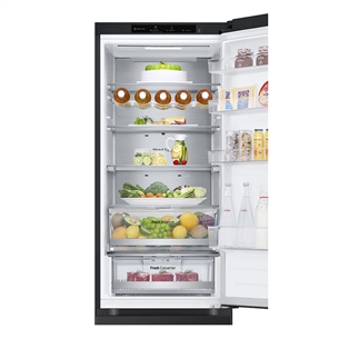 LG, NoFrost, 387 L, 203 cm, juodas - Šaldytuvas Prekė - GBV7280CEV.AEVQEUR