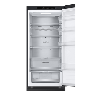 LG, NoFrost, 387 L, 203 cm, juodas - Šaldytuvas Prekė - GBV7280CEV.AEVQEUR