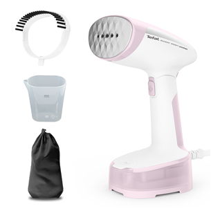 Tefal Access' Steam Pocket, 1300 W, baltas/rožinis - Drabužių garintuvas Prekė - DT3050 DT3050