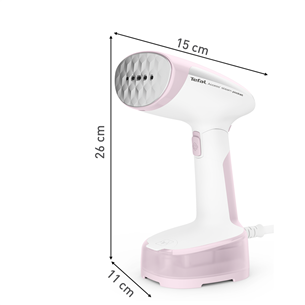 Tefal Access' Steam Pocket, 1300 Вт, белый/розовый - Складной ручной отпариватель Товар - DT3050