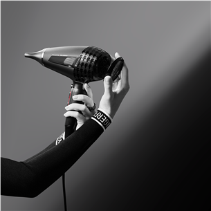 Rowenta x KARL LAGERFELD K/Pro Stylist, black - Plaukų džiovintuvas Prekė - CV888LF0