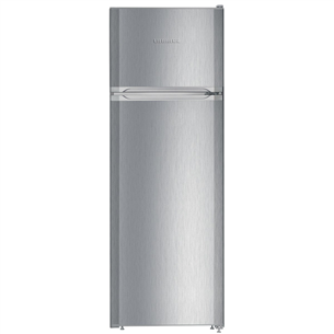 Liebherr, SmartFrost, 270 L, aukštis 158 cm, sidabrinis - Šaldytuvas Prekė - CTELE2931 CTELE2931