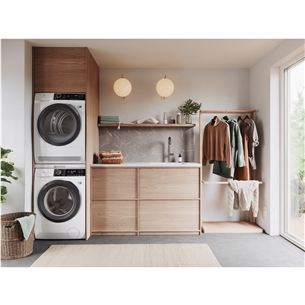 Electrolux, white - Stacking kit with pull-out shelf Item - E1WYHSK1