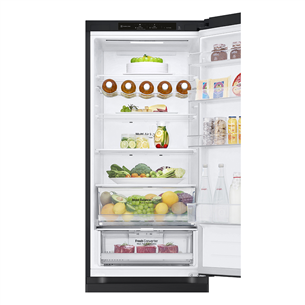 LG, NoFrost, 387 L, 203 cm, black - Šaldytuvas Prekė - GBV3200DEP.AEPQEUR