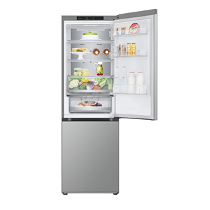LG, NoFrost, 344 L, 186 cm, silver - Refrigerator Item - GBV5140DPY.APYQEUR