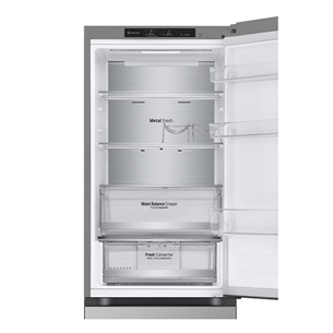 LG, NoFrost, 344 L, 186 cm, silver - Refrigerator Item - GBV5140DPY.APYQEUR