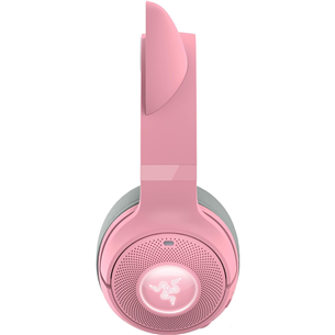 Razer Kraken Kitty V2 BT, rožinės - Belaidės ausinės
