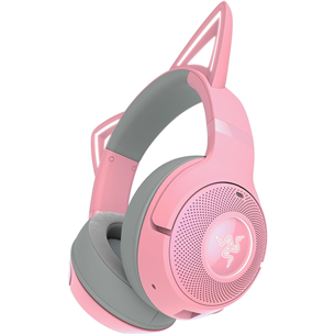 Razer Kraken Kitty V2 BT, rožinės - Belaidės ausinės