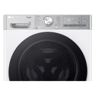 LG, 13 kg, depth 61,5 cm, 1400 rpm - Front load washing machine Item - F4WR913P3WA.ABWQPMR