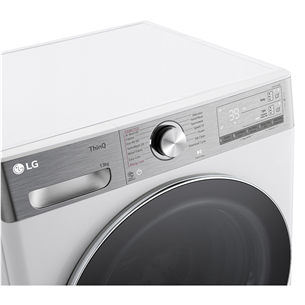 LG, 13 kg, depth 61,5 cm, 1400 rpm - Front load washing machine Item - F4WR913P3WA.ABWQPMR