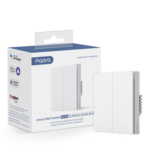 Aqara Smart Wall Switch H1, no neutral, double rocker - Smart wall switch Item - WS-EUK02
