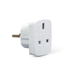 Gembird UK to EU Schuko, 7,5 A - Travel adapter Item - A-AC-UKEU-001 A-AC-UKEU-001