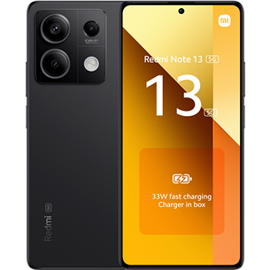 Xiaomi Redmi Note 13 5G, 128 GB, black - Išmanusis telefonas Prekė - 51351 51351