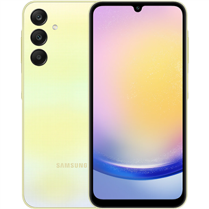 Samsung Galaxy A25 5G, 128 GB, geltonas - Išmanusis telefonas Prekė - SM-A256BZYDEUE SM-A256BZYDEUE