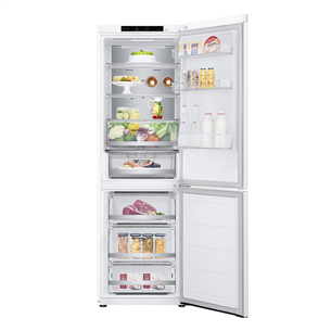 LG, NoFrost, 344 L, 186 cm, baltas - Šaldytuvas Prekė - GBV5140DSW.ASWQEUR