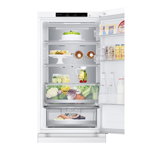 LG, NoFrost, 344 L, 186 cm, baltas - Šaldytuvas Prekė - GBV5140DSW.ASWQEUR